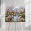 Obraz liczbowy z ramą Obraz - Pejzaż, Park Wiosenny 40x50 Podgląd zdjęcia produktu 2