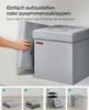 SONGMICS Sitzbank mit Stauraum aus Samt, klappbare Produktbild-Vorschau 4