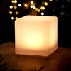 LED Solar Kunststoff Würfelleuchte warm weiß - 20 cm - Produktbild-Vorschau 1