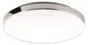 LED-plafondlamp - Chroomkleurig - Wit - Kunststof - Metaal Productafbeelding-voorbeeld 1