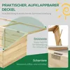 Outsunny : serre en bois, jardinière de culture précoce, Voir les images du produit 5