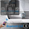 LED Badspiegel 80x60cm Halbrund Badspiegel mit Bluetooth Produktbild-Vorschau 3