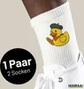 Huuraa Uni Socken Quietscheente Frankreich Gummiente Produktbild-Vorschau 2