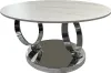 riess-ambiente Design Couchtisch DANCING RINGS weiß rund Produktbild-Vorschau 3