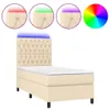 vidaXL Boxspringbett mit Matratze & LED Creme 90x200 cm Produktbild-Vorschau 14