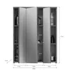 xonox.home Spiegelschrank Blake, 60x77x21 cm, Rauchsilber Produktbild-Vorschau 4