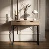 Konsola stolik loftowy ELANO 2 szuflady 80 cm Dąb Sonoma Podgląd zdjęcia produktu 8