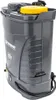 A side view of a dark gray sprayer with a yellow cap and measurement markings on the side. Produktbild-Vorschau