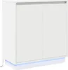 "Winterschlussverkauf " LED-Sideboard mit Regal Weiß Produktbild-Vorschau 7