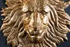 riess-ambiente Goldene Wanddeko WILDLIFE LION 60cm gold Produktbild-Vorschau 5