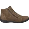A side view of a brown leather boot. Podgląd zdjęcia produktu