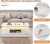 Table basse relevable Merax avec 2 tiroirs, table d'appoint Voir les images du produit 6