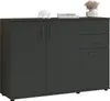 Sideboard >BC 1040< 3 Türen, 2 Schubladen, anthrazit Náhled obrázku produktu 1