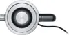 A top-down view of a silver and black electric kettle base with a black cord. Podgląd zdjęcia produktu