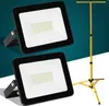 Jayseuw 2x 30W LED Baustrahler Fluter Stativ Flutlicht Produktbild-Vorschau 1