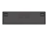The back of a dark gray mechanical keyboard is shown. Podgląd zdjęcia produktu