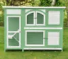Kleintierstall Jumbo grün-weiss 145 x 108 x 48 cm Produktbild-Vorschau 3