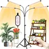 LED lampa na rastliny 4 hlavy s plným spektrom svetla pre Náhľad obrázku produktu 1