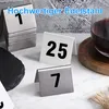 Tischnummern, 25-teilige Tischnummern aus Edelstahl, Produktbild-Vorschau 5