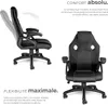 Chaise gamer MIKE - noir Voir les images du produit 3