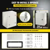 SucceBuy 10x8x6" NEMA 4X Stahlgehäuse, IP66 wasserdichter Produktbild-Vorschau 6