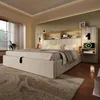 Letto imbottito idraulico Flieks 180x200 cm con comodini Anteprima dell’immagine prodotto 2