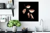 MuchoWow® Poster Rosa - Blatt - Gold 50x50 cm - Produktbild-Vorschau 3