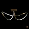 Plafonnier LED laiton mat, intensité lumineuse variable, L Voir les images du produit 15