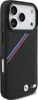 A black iPhone case with the BMW M tricolor logo and metal logo. Anteprima dell’immagine prodotto