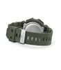 A close-up view of the back of a green Casio G-Shock watch. Produktbild-Vorschau