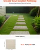 VEVOR Trittsteine Garten, 4 Stk., 395x395 mm, dekorative Produktbild-Vorschau 6