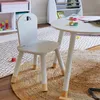 Atmosphera Chaise haute pour enfant Blanc - 50x30x30 cm Voir les images du produit 5