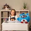 Eule Svilanit Sohn Mark - 3 in 1 - Spielzeug, Decke und Produktbild-Vorschau 3