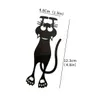 Katzen-Lesezeichen - Lustiges Accessoire für Buchliebhaber Produktbild-Vorschau 3