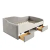 Letto imbottito Merax, modello divano letto, 90x190 cm, con Anteprima dell’immagine prodotto 7