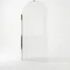 Pare-baignoire flûté – 80 x 140 cm – Chrome – LIVIA Voir les images du produit 2