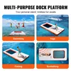 VEVOR Aufblasbares Schwimmdock 4,57x1,98m Dockplattform mit Produktbild-Vorschau 6