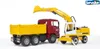 Bruder 02751 - sklápěč MAN TGA a lopatové rypadlo Liebherr Náhled obrázku produktu 18
