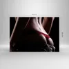 Bilder auf glas - Frau Körper String - 70x50cm - Glasbilder Produktbild-Vorschau 3