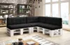 Lermowood Palettenmöbel Mp Eckbank 120 x 80 x 30 cm Weiß | Produktbild-Vorschau 4