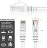 VERCO 15m CAT 6 síťový kabel patch kabel kulatý kabel RJ45 Náhled obrázku produktu 5