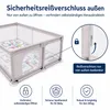 Laufstall Baby mit Matratze, Laufgitter Baby 200x180cm XXL, Produktbild-Vorschau 13