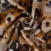 SCHÖNER LEBEN. Kissenhülle Hunde Welpen braun weiß schwarz Produktbild-Vorschau 6