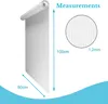 Intirilife Fliegennetz aus Fiberglas Weiß Meterware Breite Produktbild-Vorschau 4