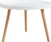 Couchtisch 'Bongard' Ø60 x 45 cm Wohnzimmertisch rund Weiß Produktbild-Vorschau 5