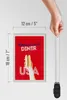Holzschild Reise 12x18 cm Amerika USA Hot Dog Fast Food Produktbild-Vorschau 6