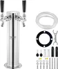 Torre de cerveza VEVOR con dos grifos, fabricada en acero Vista previa de la imagen del producto 2