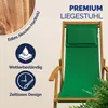 CASARIA® Sedia a Sdraio in Legno Acacia Pieghevole con Anteprima dell’immagine prodotto 2