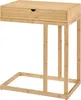 A bamboo side table with a drawer. Náhled obrázku produktu