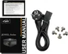 A collage of product images including a user manual, a warranty card, a power cord, and screws. Anteprima dell’immagine prodotto